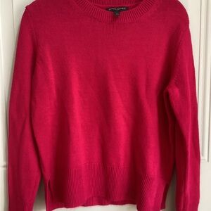 Banana Republic Vibrant Red Crew Neck Sweater